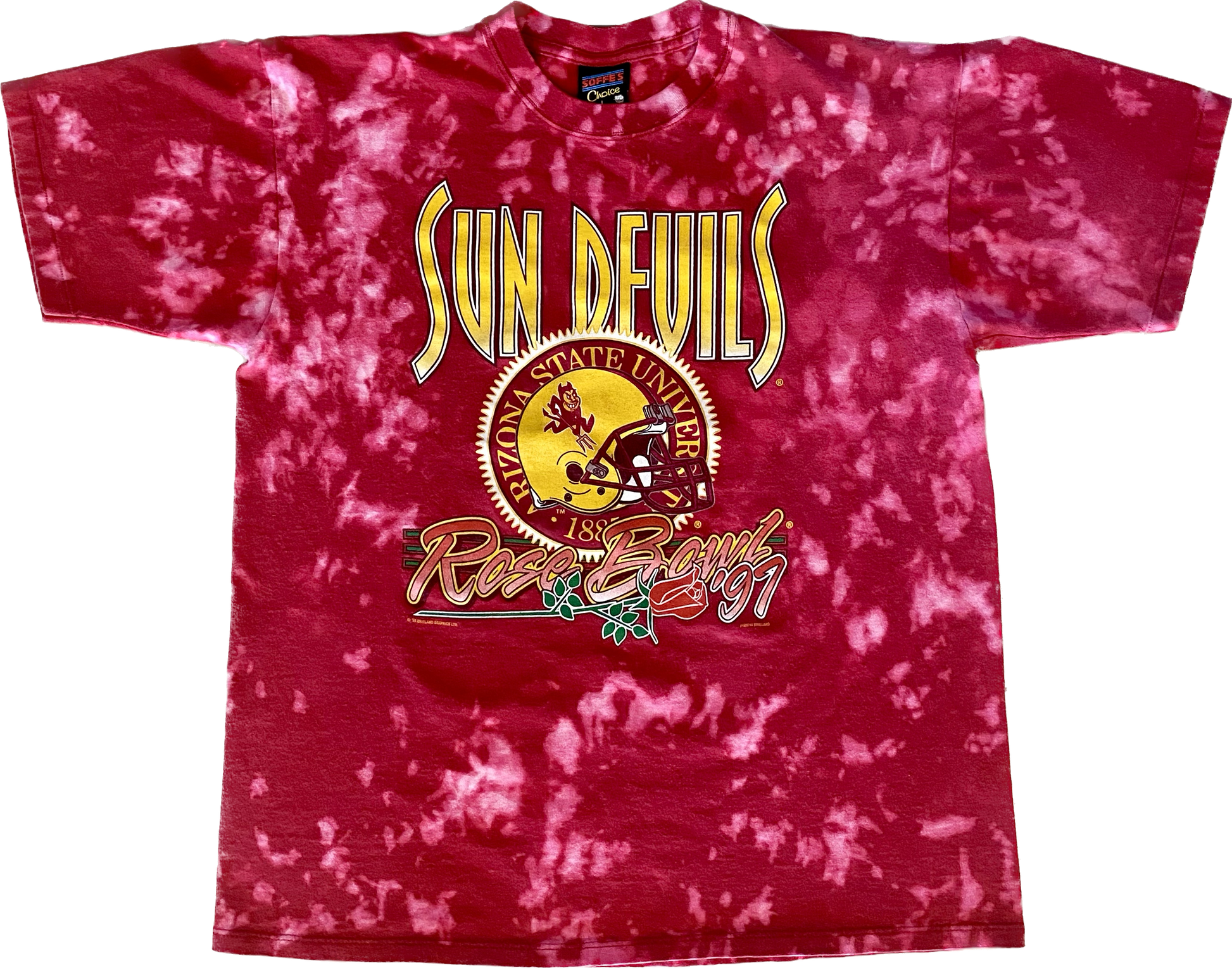 Vintage ASU T shirt 1997 rose bowl tee Arizona State University College 