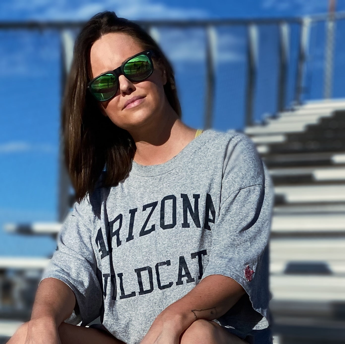 UNIVERSITY OF ARIZONA CROPPED TEE