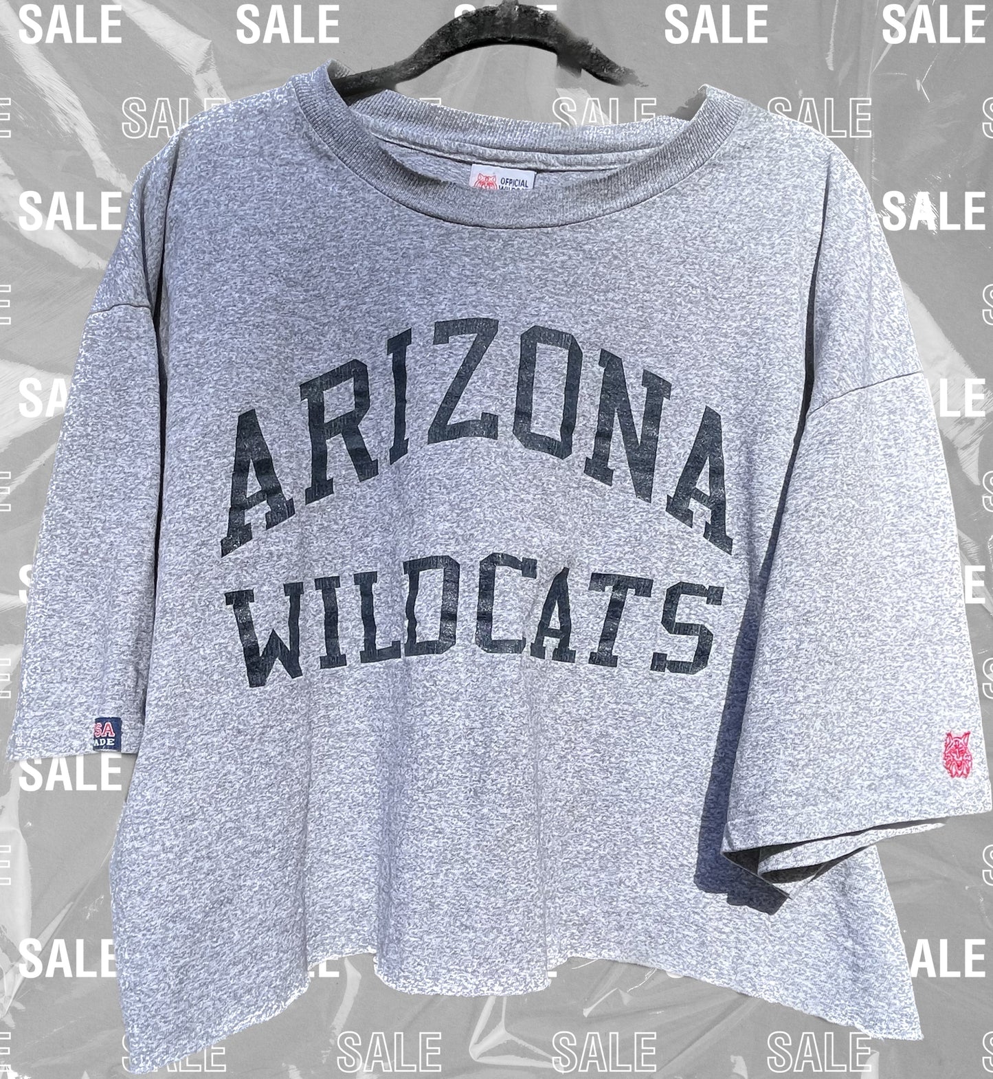 UNIVERSITY OF ARIZONA CROPPED TEE