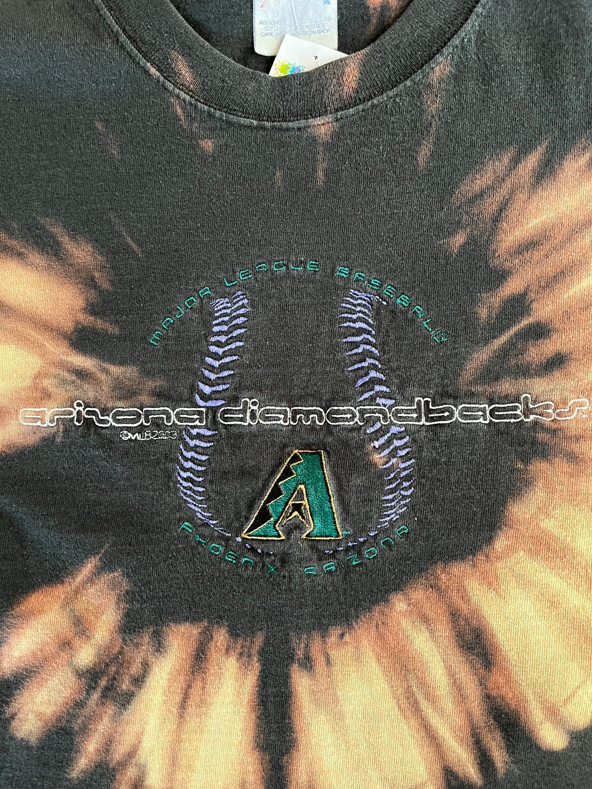 vintage arizona diamondbacks black t shirt embroidered baseball mlb for men and women