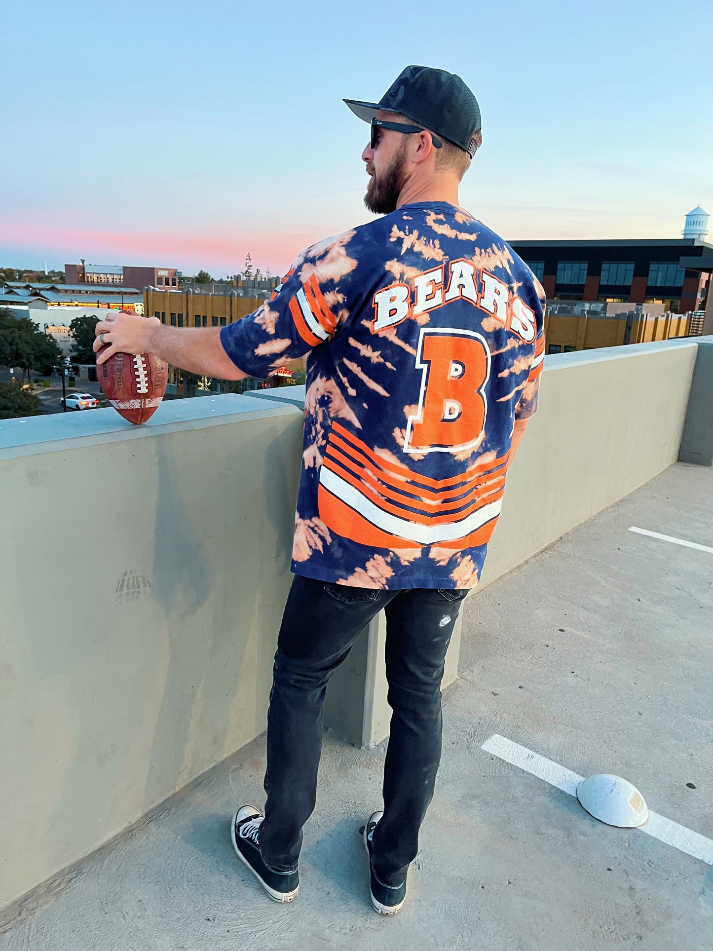 CHICAGO BEARS FRONT/BACK LOGO TEE